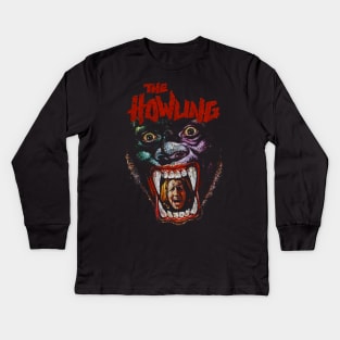 The Howling 1981 Spanish Edition Kids Long Sleeve T-Shirt